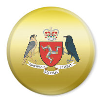 Isle of Man Coat of Arms Refrigerator Magnet