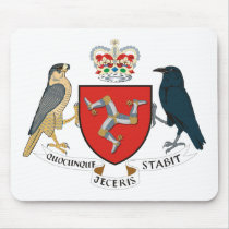 Isle of Man Coat of Arms Mousepad
