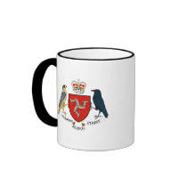 Isle of Man Coat of Arms Mugs