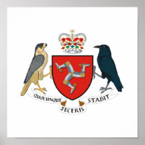Isle of Man Coat of Arms Posters