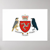 Isle of Man Coat of Arms Print