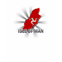 Isle Of Man Flag Map 2.0 T-shirt