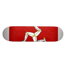 Isle Of Man Flag Skateboards