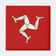 Isle Of Man High quality Flag Fridge Magnets
