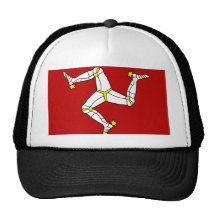 Isle Of Man High quality Flag Mesh Hat