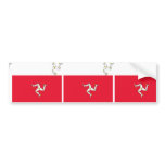 Isle Of Man, Ireland flag bumper stickers