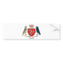 Isle of Man Official Coat Of Arms Heraldry Symbol bumper stickers