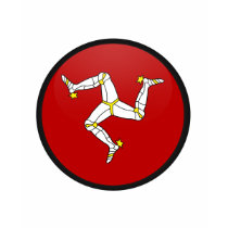 Isle Of Man quality Flag Circle Tshirts