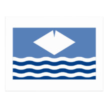 Isle of Wight Flag Postcard