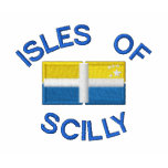 Isles of Scilly and Scillonian Cross Sleeve Polo embroidered shirts