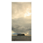 Isolated island customized photo card