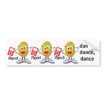 'iSpud' humourous parody Bumper Sticker bumper stickers