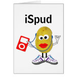 'ispud' humourous parody Card