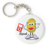 'ispud' humourous parody Keychain