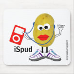 'ispud' humourous parody Mousepad