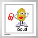 'ispud' humourous parody Poster posters