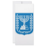 israel_armoiries coat of arm. rack cards