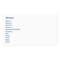 Israel - Business business cards
