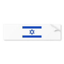 Israel Flag Bumper Sticker