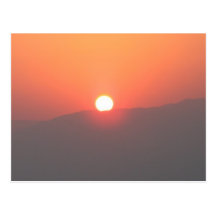 Israel Masada Sunrise Postcard - Customised