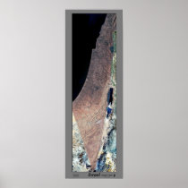 Israel  Middle East satellite poster