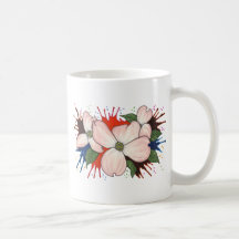 Issa's Dogwoods Coffee Mugs