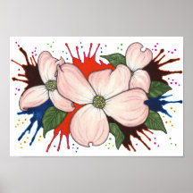 Issa's Dogwoods Print