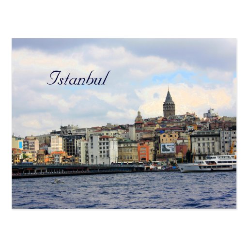 Istanbul View Postcard