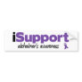 iSupport Alzheimers Bumper Stickers