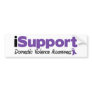 iSupport Domestic Violence Awareness Bumper Stickers