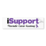 iSupport Pancreatic Cancer bumper stickers