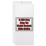 It Aint' Easy...World's Greatest Little Brother Custom Rack Card