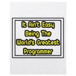 It Aint' Easy...World's Greatest Programmer flyers