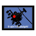 it aint rudolph postcards