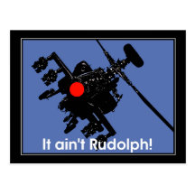 it aint rudolph postcards