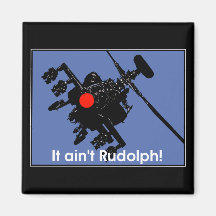 it aint rudolph refrigerator magnets