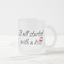 It All Started With A Kiss Maternity Mug