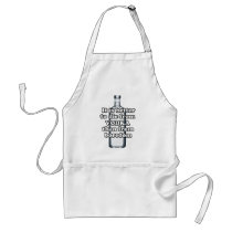 It is better to die from vodka than from boredom apron