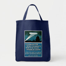 It Is Far Better to Face The Bullets... Canvas Bags