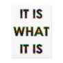 It Is What It Is! Cool humor produtcts! Post Card