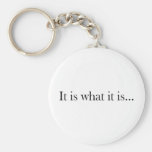 It Is What It Is... Key Chains
