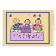 It´s Triplets Card