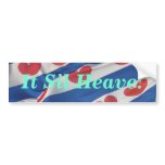 It Sil Heave! Bumper Sicker Fryslan Flag bumper stickers