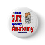 It takes GUTS to study anatomy buttons