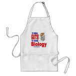 It takes GUTS to study biology aprons