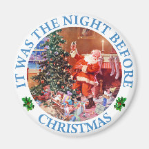 It Was The Night Before Chrsitmas Magnet