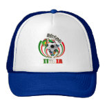 Italia Africa Soccer Italy flag Soccer Ball Gifts Mesh Hat