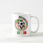 Italia Africa Soccer Italy flag Soccer Ball Gifts Coffee Mugs