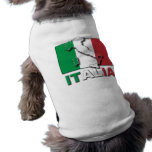 Italia Flag Land pet clothing
