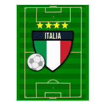 Italia Italy Soccer Postcards